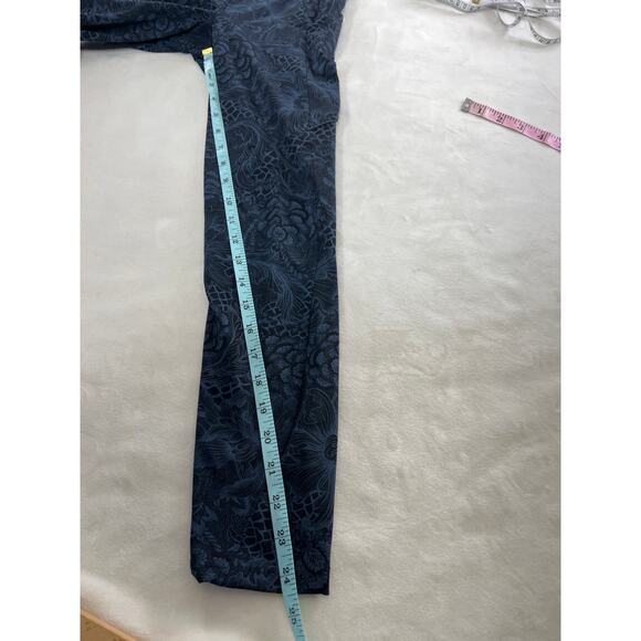Lululemon Run On Tight Luxtreme Blue Black Women's 4 Workout Gym Fitness Sporty - Picture 12 of 12